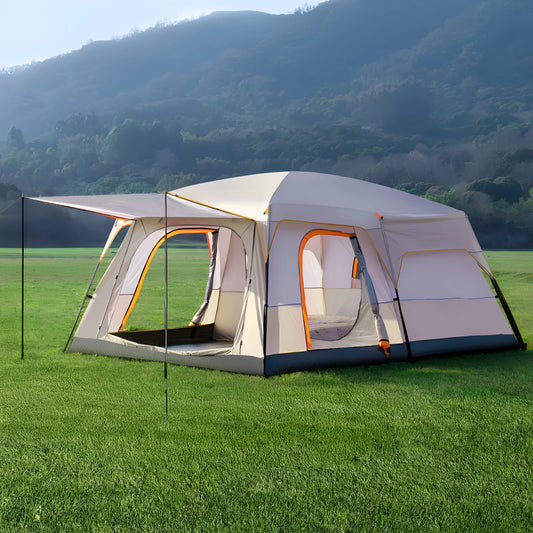 4-6 Person Camp Tent, Sunscreen, Anti-mosquito, Portable Tent, Suitable For Outdoor Camping