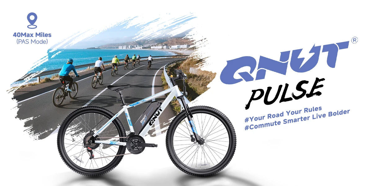 QNUT Victor3.0 Mountain electric Bicycle 1000W 36V 10.4AH 26" Tire All-Terrain E-Bike Urban off-road Commuter Adult E-bike