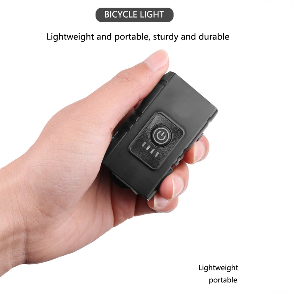 LED Bicycle Light 10W 800LM 6 Modes USB Rechargeable Power Display MTB Mountain Road Bike Front Lamp Cycling Equipment