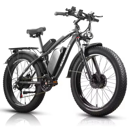 Fashionable electric bike, 2000W*2 dual motors 52V 32AH long battery life hydraulic brake stable and durable electric bicycle