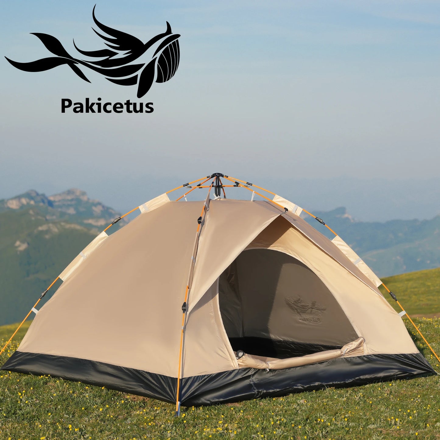 2-4 Person Camping Windproof Tents, Easy To Set Up, lightweight Camping Tent,Carpa,Suitable For Family Travel, Outdoor Camping