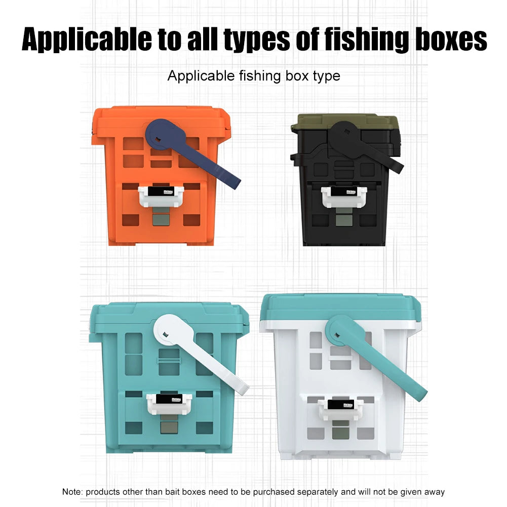 MEBAO Live Bait Storage Box Multi-function Plastic Fishing Live Bait Box Detachable for Outdoor Fishing Accessories