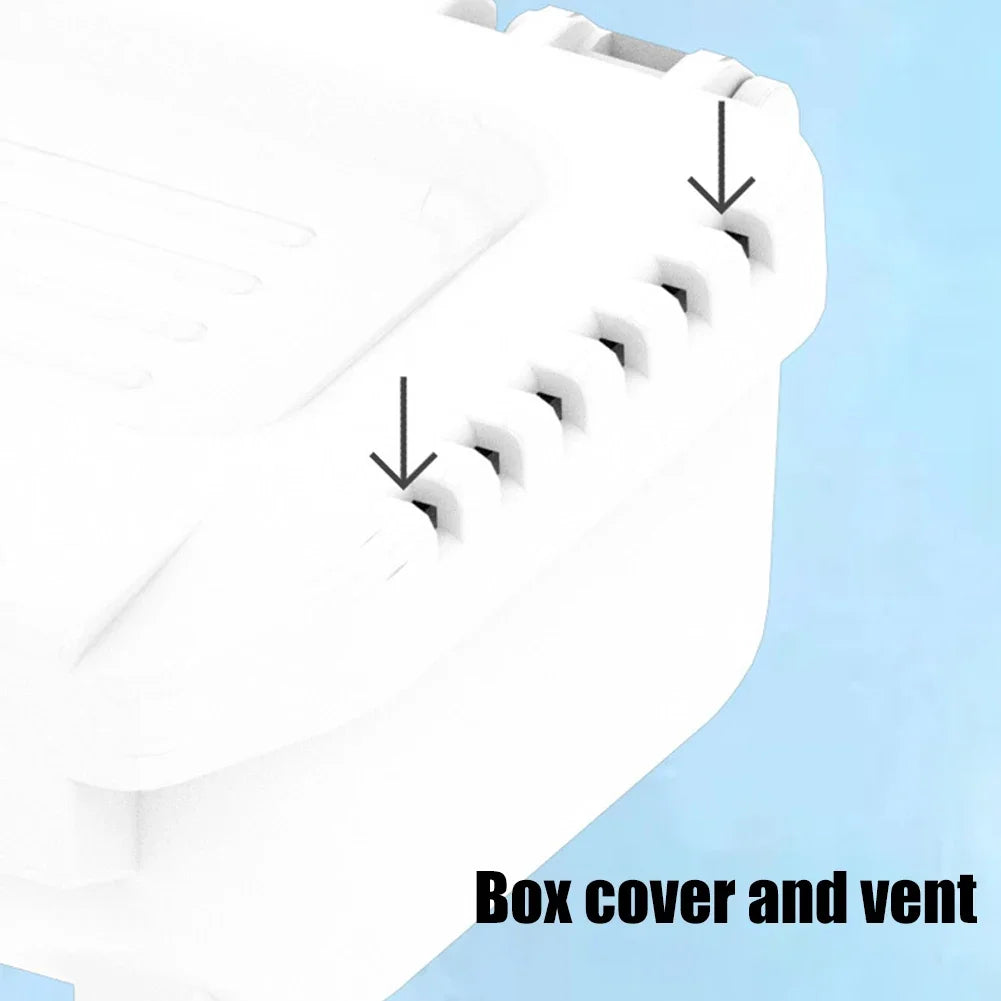 MEBAO Live Bait Storage Box Multi-function Plastic Fishing Live Bait Box Detachable for Outdoor Fishing Accessories