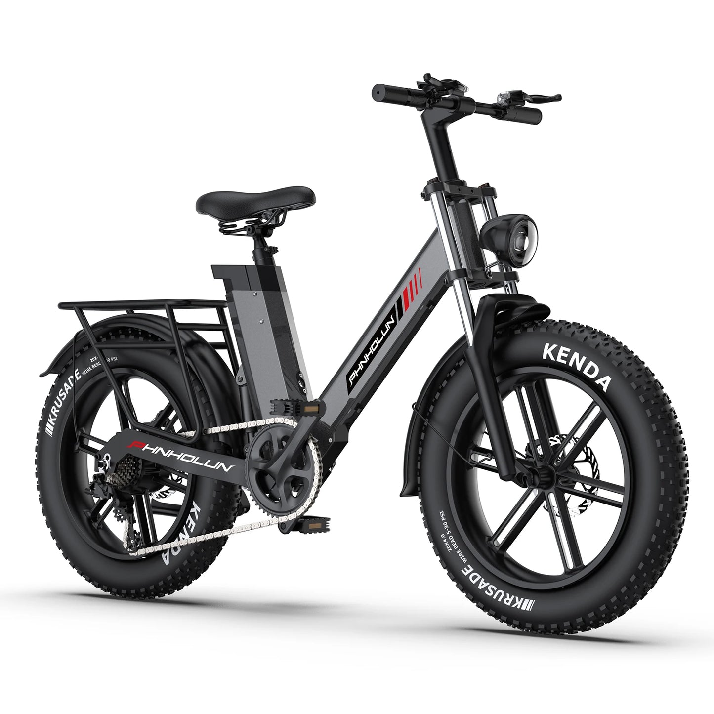 Off Road Electric Bike 740W Powerful Motor, 48V20AH Lithium Battery with a Range Of 50 Miles, Adult High-speed Mountain eBike