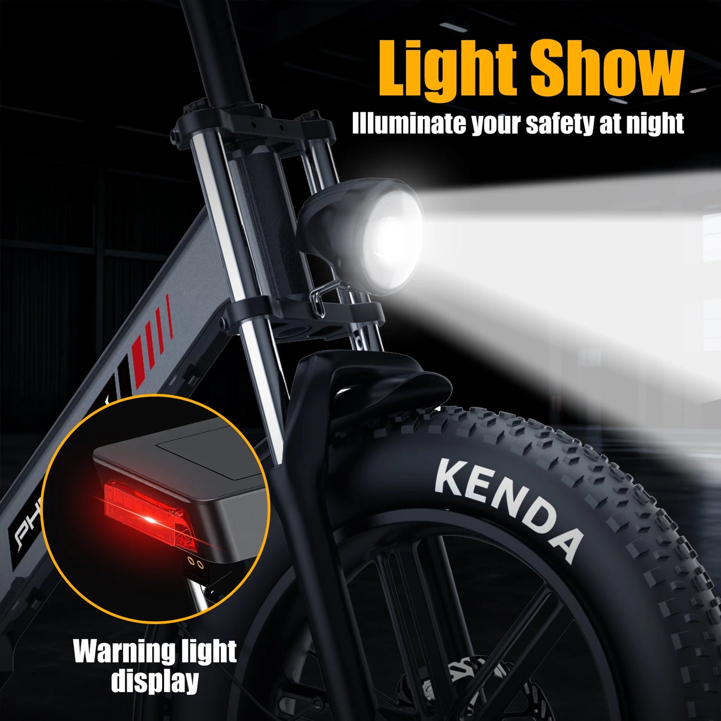 Off Road Electric Bike 740W Powerful Motor, 48V20AH Lithium Battery with a Range Of 50 Miles, Adult High-speed Mountain eBike