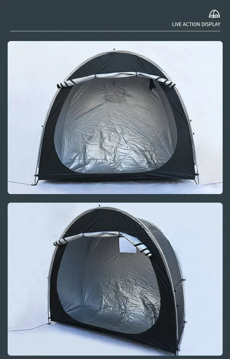Outdoor Storage Bicycle Shelds Large Space Foldable Portable Outdoor Road Bike Tents Waterproof Foldable Bicycle Protective Gear