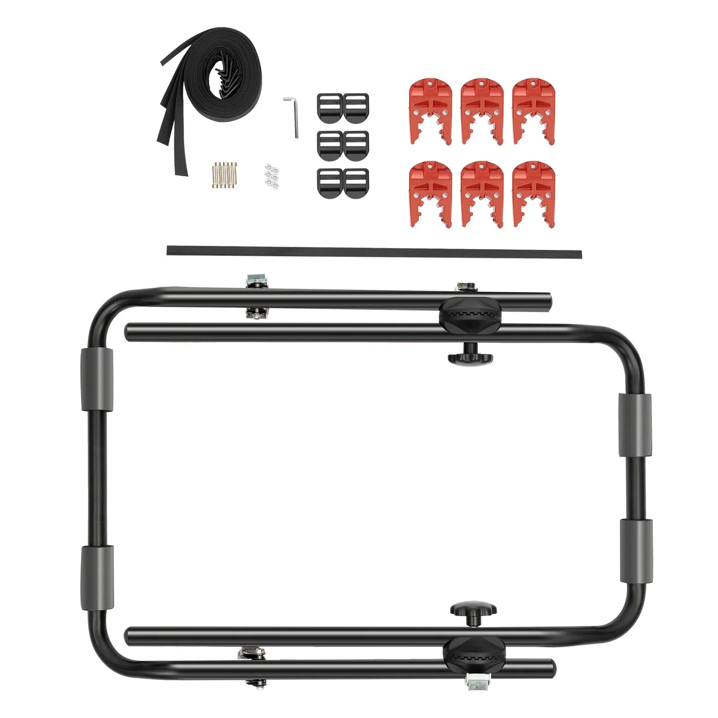 Foldable Car Trunk Bike Rack Auto Bicycle Rack Carrier 3 Bikes Trunk Mount for Most Hatchbacks, Sedans, SUVs, Vans