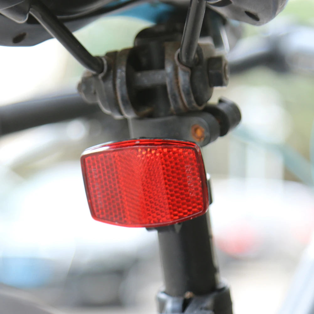 Bike Headlight Taillight Bell Set LED Flashlight Lamp Waterproof with 6pcs Reflector Riding Cycling Light Bicycle Accessories