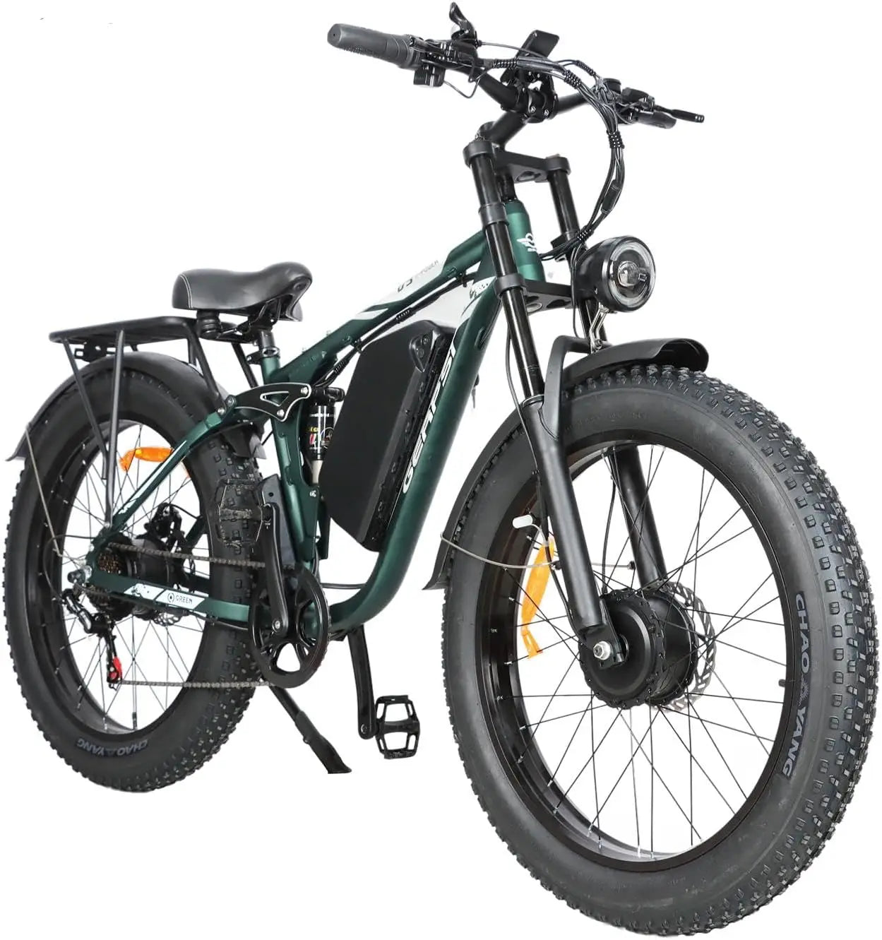 BAOLUJIE DM01 Motor Electric Bicycle 60V 30AH Battery Max Speed 42 MPH Electric Bike E-Bike Electric Motorcycle【1 Year Warranty】