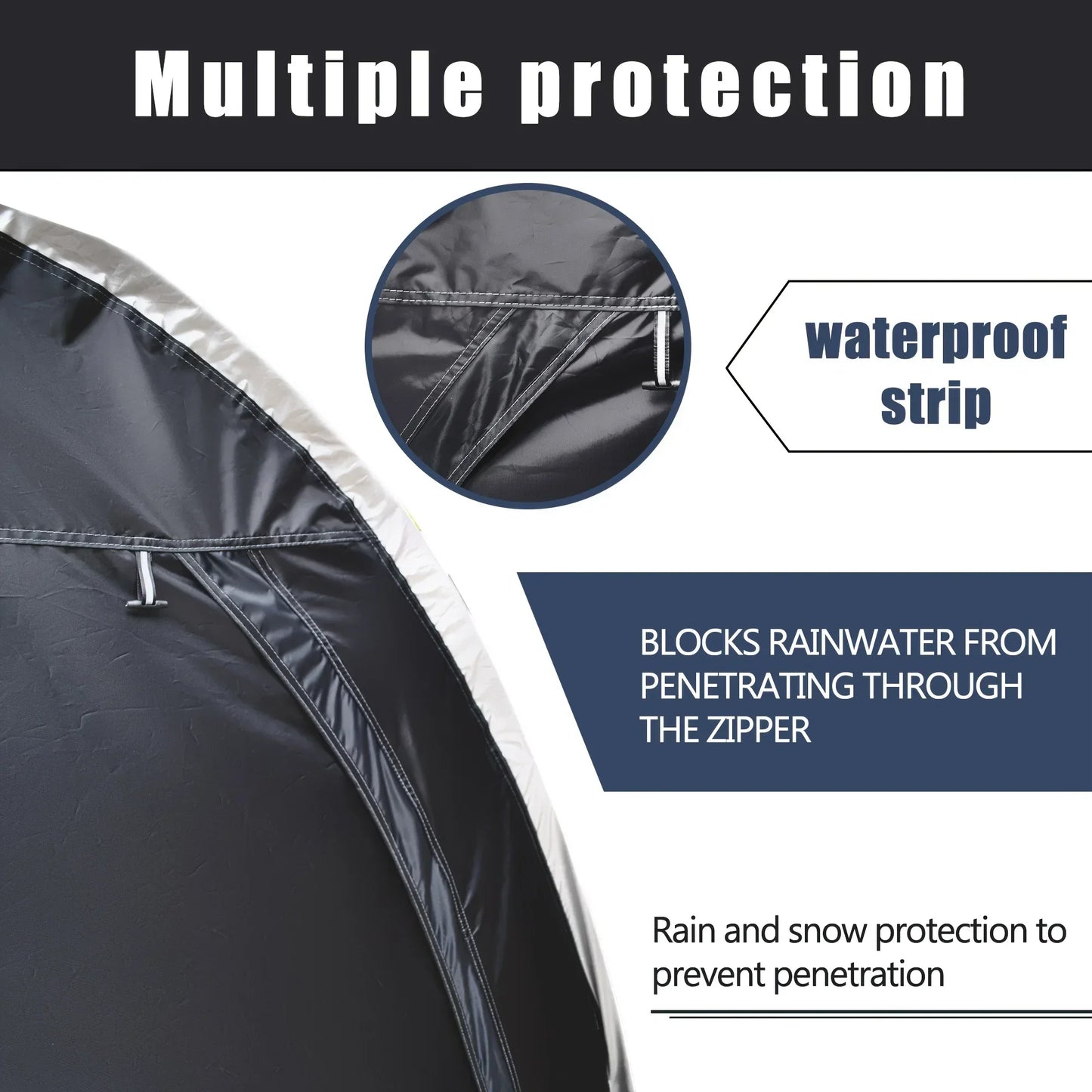 Outdoor Storage Bicycle Shelds Large Space Foldable Portable Outdoor Road Bike Tents Waterproof Foldable Bicycle Protective Gear