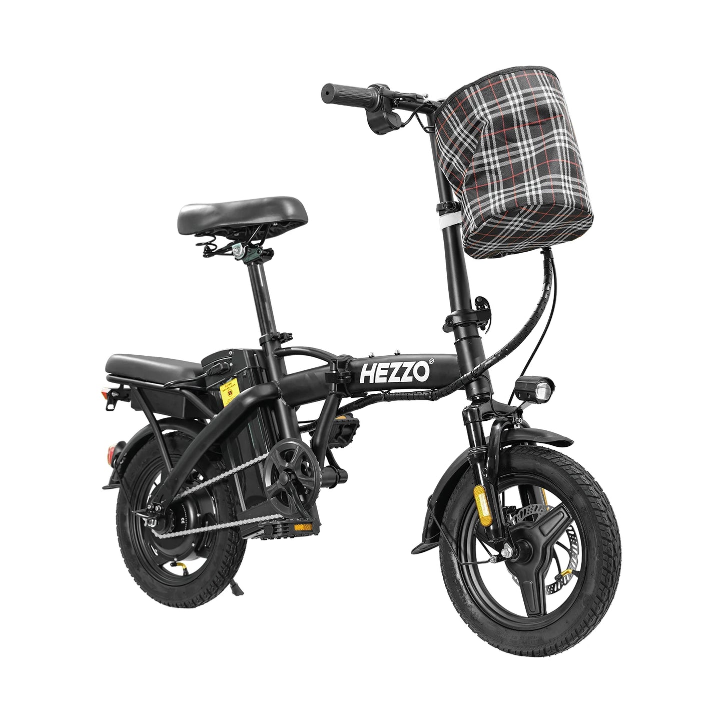 1Year Warranty 14inch Electric Bike, 20 MPH,48V Removable Battery,400W Motor, Adult Folding Electric Bike,20 Miles,Ebike UL 2849