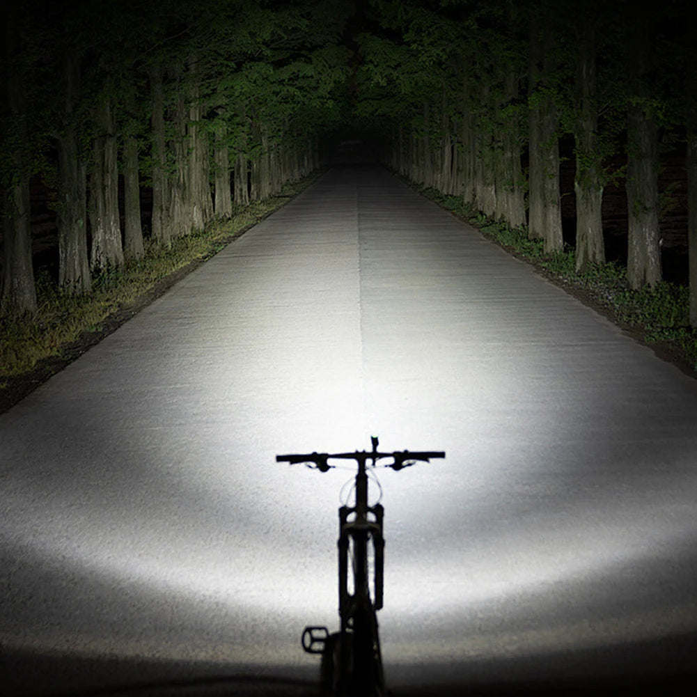 Bicycle Front Light Bicycle Light Rechargeable Bike Flashlight Automatic Sensor Bicycle Head Light Cycling Accessories